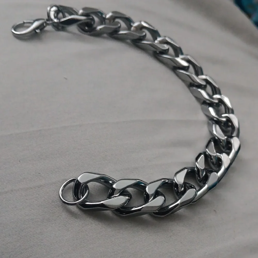 Men's Silver Chain Bracelet - Picture 4 of 5